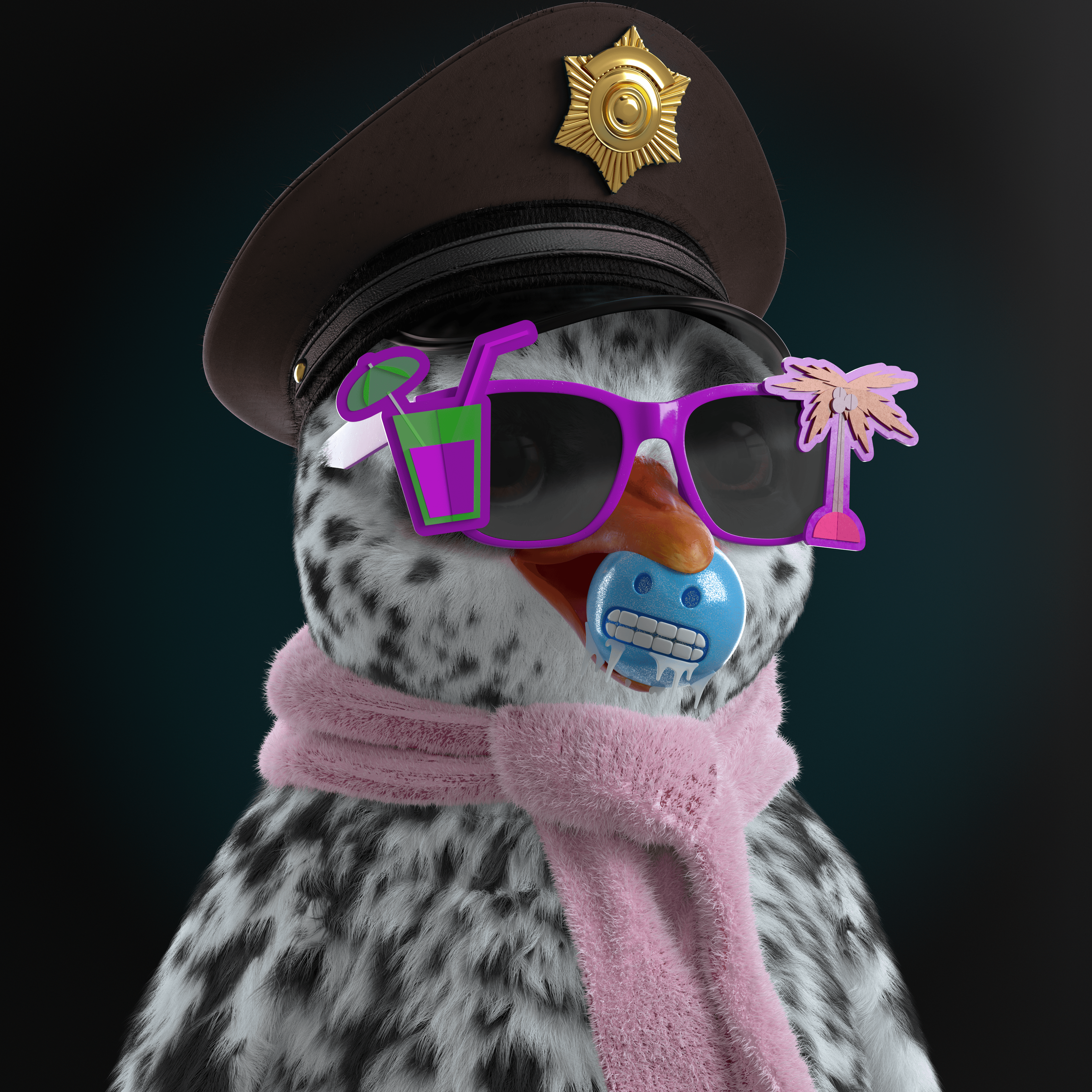 Chillin Penguin #1596