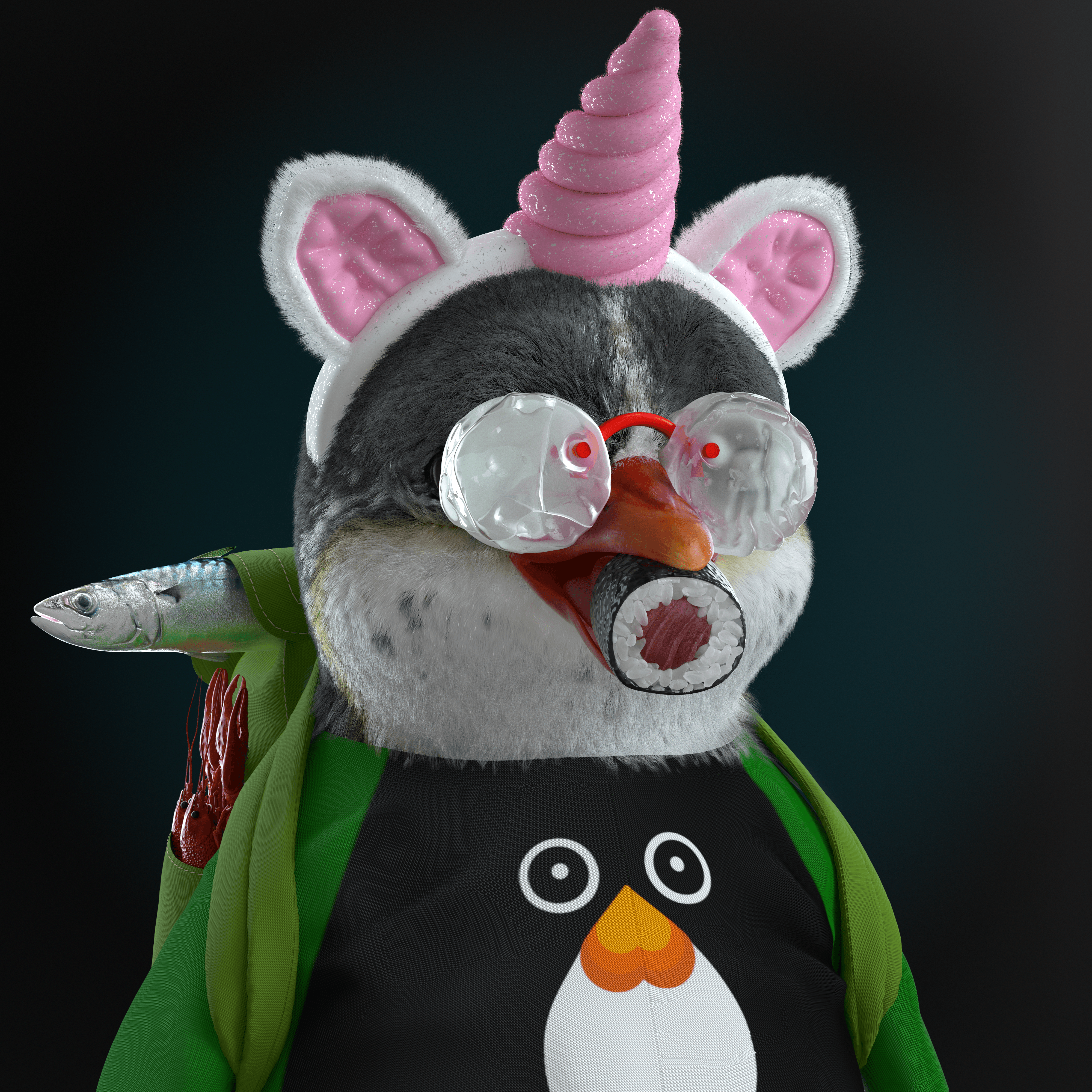 Chillin Penguin #1628